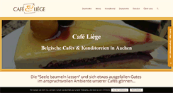 Desktop Screenshot of cafe-liege.de